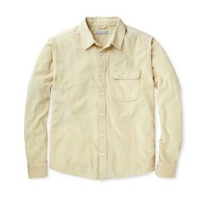 Outerknown Seventyseven Cord Mens Medium Organic Cotton Shirt Clay